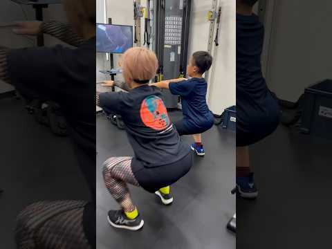 親子ペアトレーニング　#shorts  #workout #パーソナルトレーニング