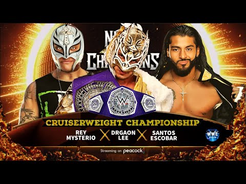 WWE 2K24 NIGHT OF CHAMPIONS; MYSTERIO VS. LEE VS. ESCOBAR FOR THE CRUISERWEIGHT CHAMPIONSHIP!!!