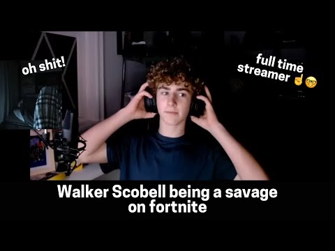 Walker Scobell being a SAVAGE on fortnite