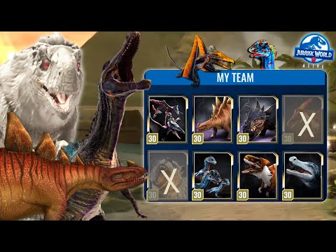 Finding the NEXT BEST Jurassic World Alive PVP TEAM of 8!