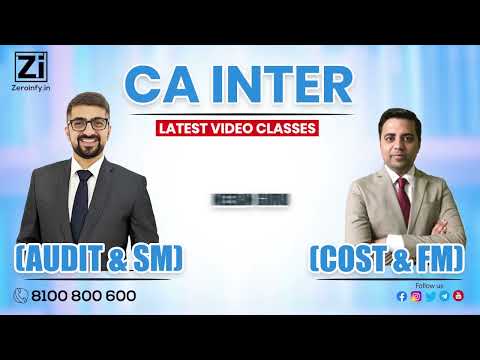 CA INTER AUDIT COSTING AND FMSM BY NEERAJ ARORA AND CA NITIN GURU