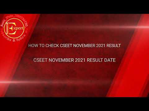 #cseet #csCSEET November 2021 Result Date|HOW To Check CSEET November 2021 Result |CSEET Result Date