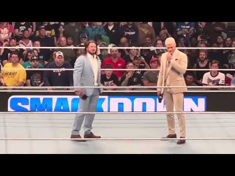 Aj Styles Destroys Cody Rhodes   WWE Smackdown 5-31- 2024