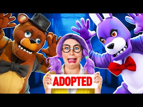 Barbie was adopted by Freddy from FNaF! Five Nights At Freddy's Doll Makeover