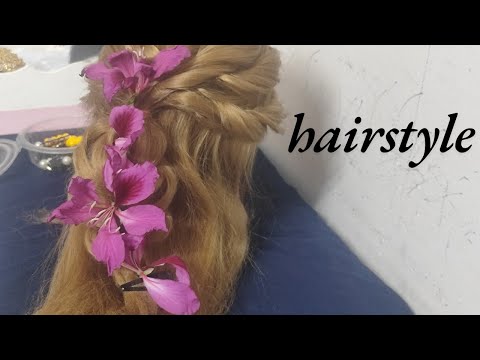 Simple And Easy Hair Style For Function|Hair Style Girl Simple And Easy For Wedding|#receptionbun