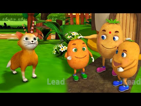 Aloo Kachaloo & Billi Mausi | आलू कचालू और बिल्ली मौसी | Lead Little Kids 3D | Rhymes for Kids