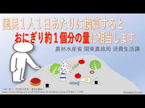 「もったいない」を減らしませんか。