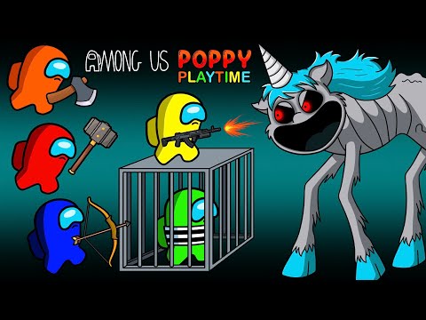 어몽어스 | Among Us vs. Craftycorn Characters | Poppy Playtime  | Among Us Animation