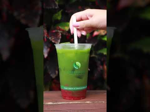 HAWAII BEST EATS - ASMR Matcha Strawberry lemonade