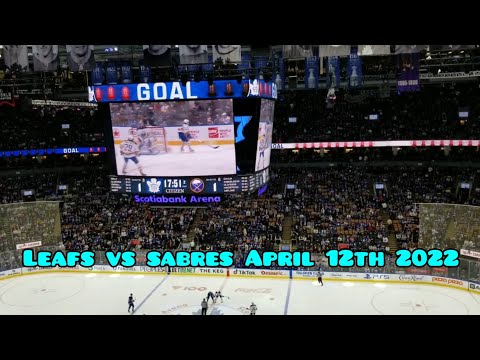 Some Footage From the Leafs Vs Sabres Game From April 12th 2022 (READ DESCRIPTION)