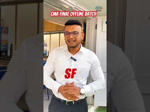 CMA FINAL BATCH | JUNE / DEC 2025 | SFM | SCM | LAW | Harshwardhan Gaikwad | HGPA