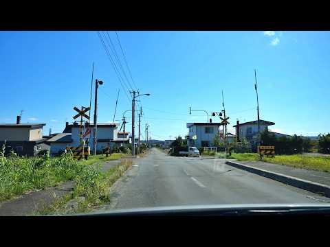 夕陽ヶ丘通  → 東9号線：道道7号交点～国道39号交点～ 小町泉通交点[北見市 4K/60p 車載動画 2024 ドライブ]