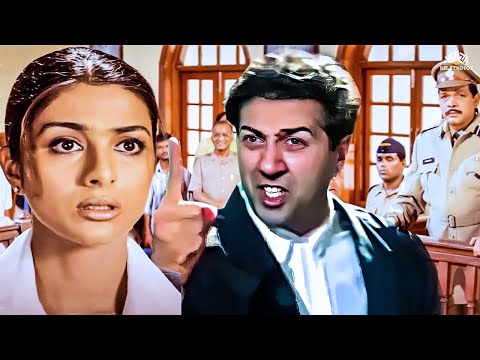 सनी देओल ने तब्बू से क्या बोल दिया ? आगे देखिये | Sunny Deol" Tabu Blockbuster Full Court Scene |