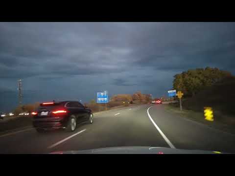 Night Drive in Ontariò Canada #ontario #canada #autumncolours #travel  #fallcolours #roadtrip