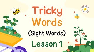 Sight Words | Tricky Words  | Lesson #1 | Reading Practice with Tricky Words @phonics_reading