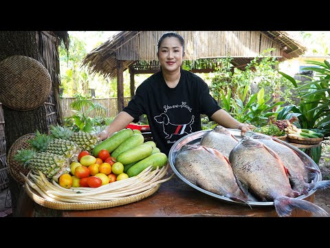 Big fishes cooking with country style - Amazing cooking video