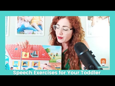 How to do speech therapy at home with your toddler.