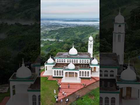 What a Beautiful Mosque #masjid #mosque #shortsfeed #sajekvalley #azan