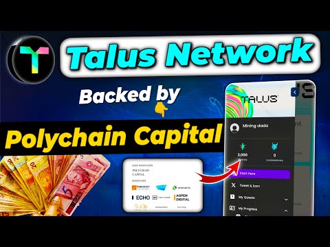 Talus airdrop | $400 Confirmed airdrop backed by Polychain and animoca | Talus network airdrop