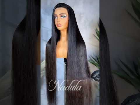 Who wants to try this long silky straight hair? #nadulahair #bussdown #silkyhair #longhair #fyp