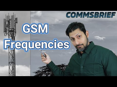 What frequencies GSM networks use