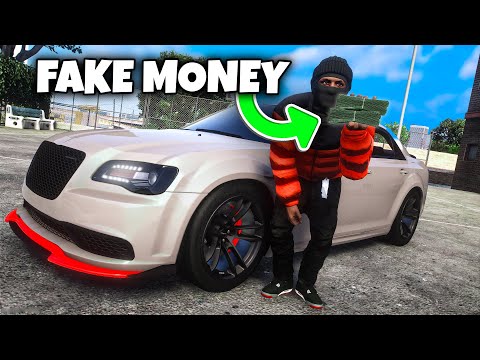 I SCAMMED for GUNS with FAKE MONEY in GTA 5 RP..