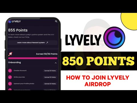 How to Claim Lyvely Airdrop Points Converted to Tokens Soon | Lyvely TGE in October