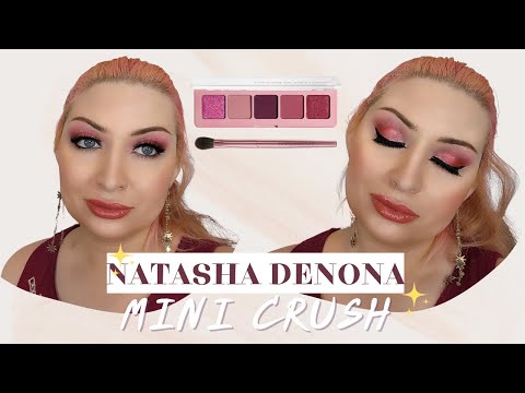 *NEW* Natasha Denona Mini Crush Palette Review Valentine's Makeup Set Eyeshadow Palette and Brush