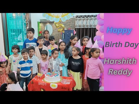 Harshith Birthday Video || Birthday Celebration || Birthday Decoration|| My Son ||  Family ||