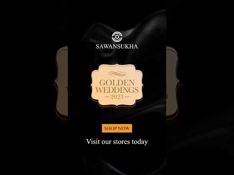 Head to your nearest sawansukha store and explore golden weddings #ytshorts #weddingjewellery #viral