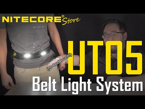 Belt Light? Nitecore UT05 - No more sweaty headlamp head bands!