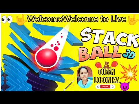 🛑stackballgame #stackballs#Queenlobonika#shortsfeed #stackball #gaming #live