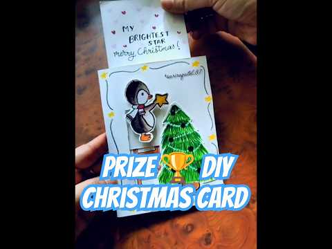 DIY new christmas card making ideas| 🎄☃️2024#shorts #diy #cardmaking #ytshorts