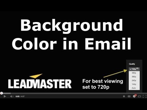 Background Color In Email Templates