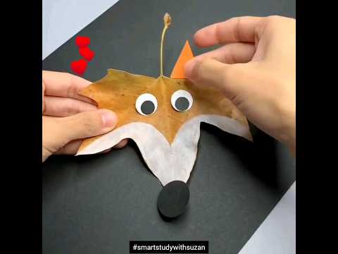 Awesome idea 💡 Fox craft🌈🎉|sensoryskills booster 🌺🧪#shorts #trending #viral #shortsfeed #shortvideo