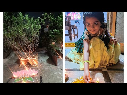 Diwali Celebration in my home 🪔🪔🎇🎆||దీపాల వెలుగులో మా ఇట్టి వెలుగులు||🪔🪔🏠🪔Ruthvik&Bhavagna||