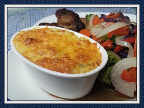 Senior Nutrition:  Twice Baked Potato with Cauliflower