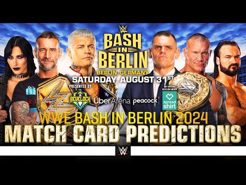 WWE Bash in Berlin 2024 - Match Card Predictions [v2]