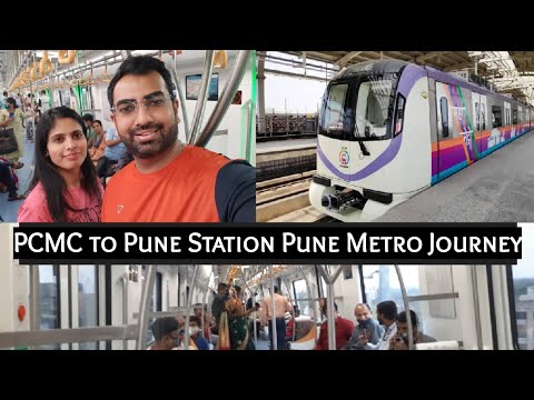 Pune Metro | PCMC to Pune Station Pune Metro Journey | Pune Metro Route | Pune Metro Vlog