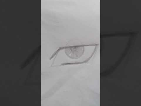 desenhando olho de anime.;-;