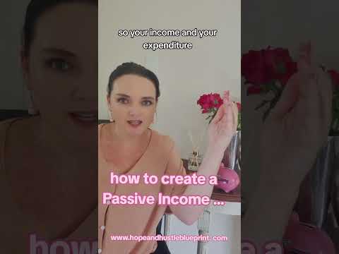 HOW TO MAKE PASSIVE INCOME! #passiveincome #hopeandhustleblueprint #financialfreedom #free #now