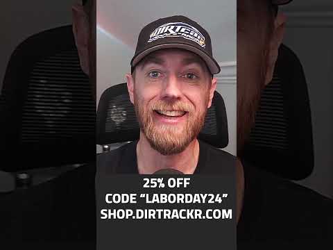 All DIRTRACKR merch is 25% off for Labor Day!