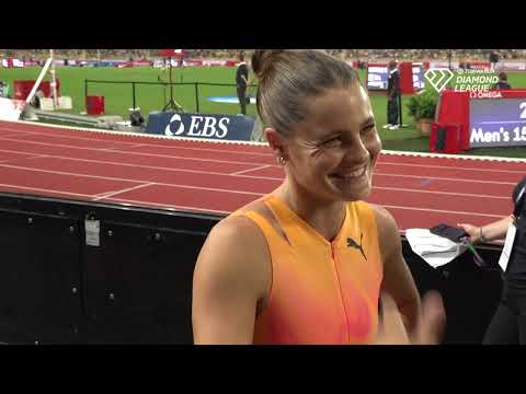 NINA KENNEDY after SEASON'S BEST Pole Vault 4.88m | Monaco Diamond League