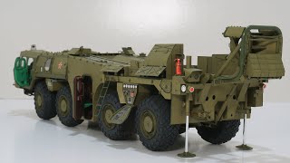 【MODELIK】papercraft 纸模型 SS-1C Scud B + MAZ-543（1/25）飞毛腿导弹发射车制作过程#08