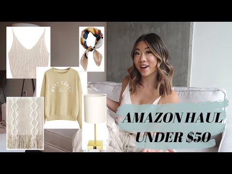 AMAZON HAUL Under $50 | Cutest Clothing + Decor