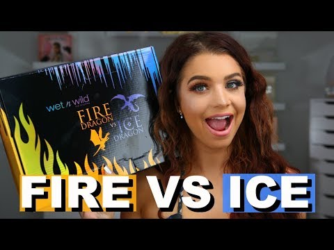 WETNWILD FIRE DRAGON vs ICE DRAGON COLLECTION REVIEW+TUTORIAL