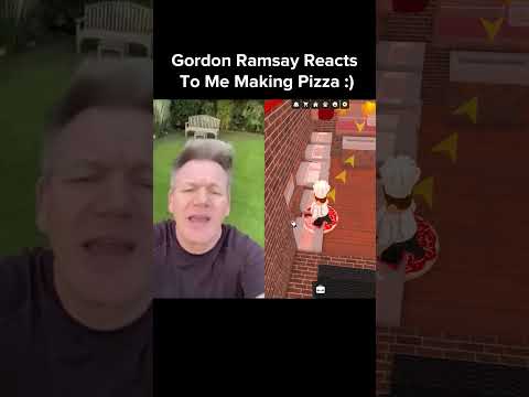 Gordon Ramsay Reacts To Me Making Pizza #shorts