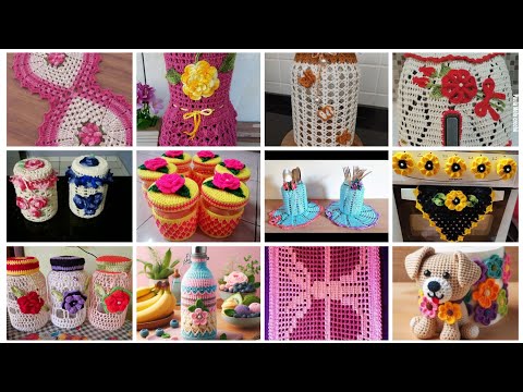 Impresionantes y hermosas ideas de patrones de crochet hechos a mano para decoraciones del hogar