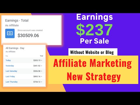 Affiliate Marketing Karne Ka Easy Tarika | Earn $491 a Day Without Website or Blog | Step by Step