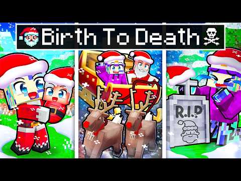 Birth to Death of SANTA CLAUS in Minecraft!